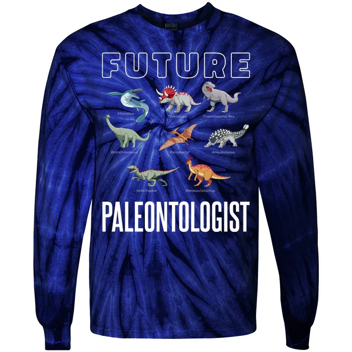 Future Paleontologist Tie-Dye Long Sleeve Shirt