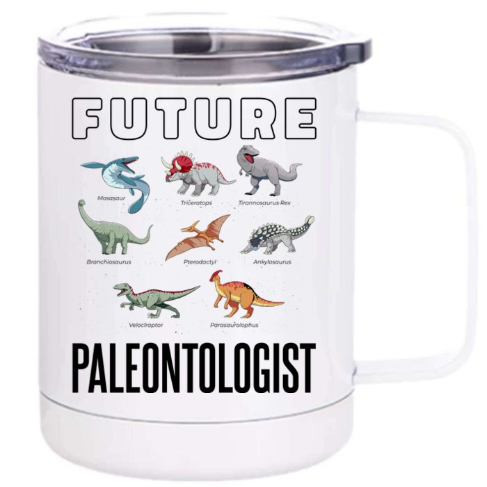 Future Paleontologist Front & Back 12oz Stainless Steel Tumbler Cup