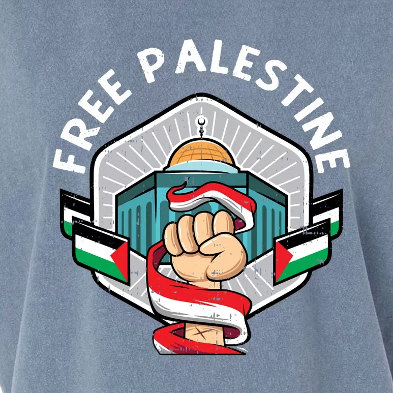 Free Palestine Flag Save Gaza Strip End The Occupation Garment-Dyed Women's Muscle Tee