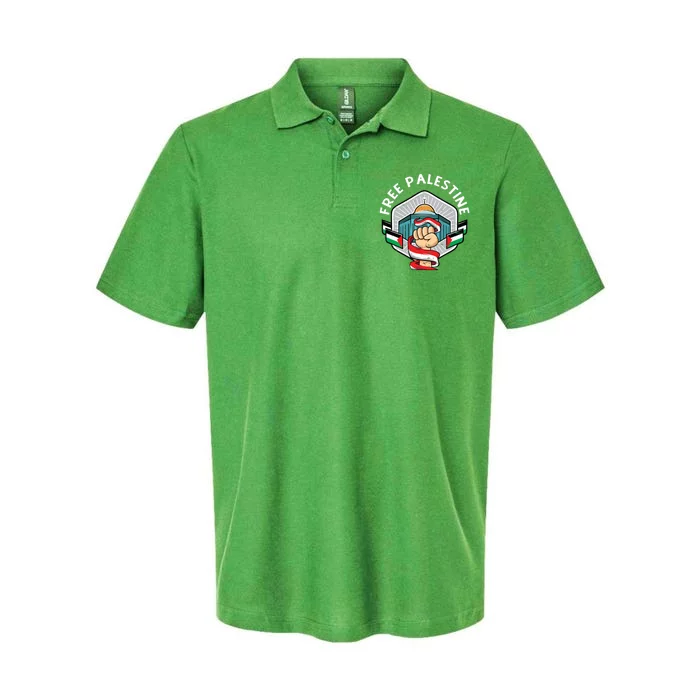 Free Palestine Flag Save Gaza Strip End The Occupation Softstyle Adult Sport Polo