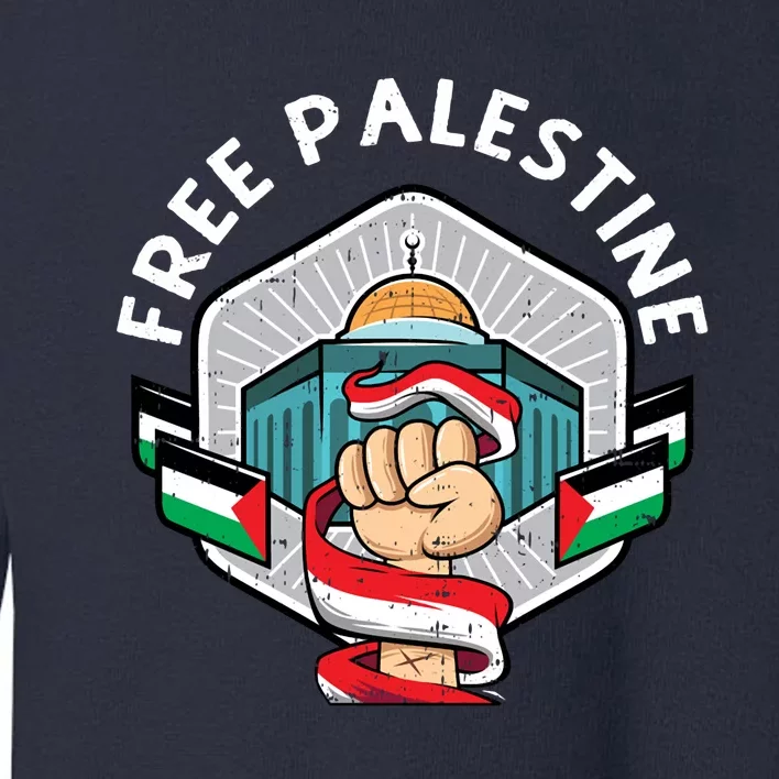 Free Palestine Flag Save Gaza Strip End The Occupation Toddler Sweatshirt