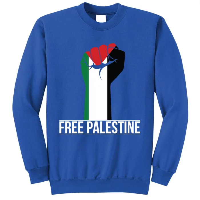 Free Palestine Funny Gift Palestine Flag Funny Gift Sweatshirt