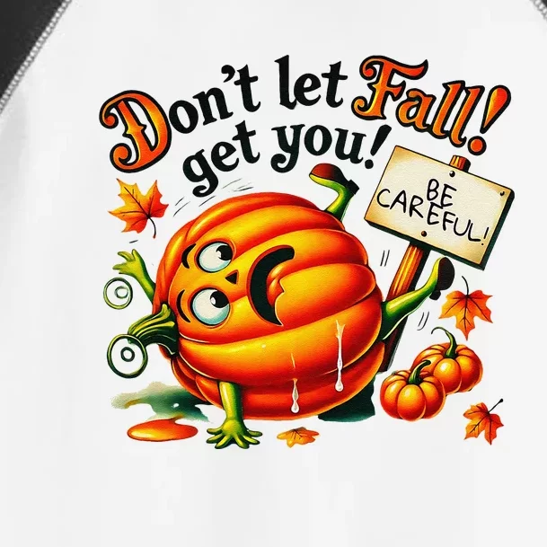 Funny Pumpkin Fall Prevention Gifts Autumn Safety Toddler Fine Jersey T-Shirt