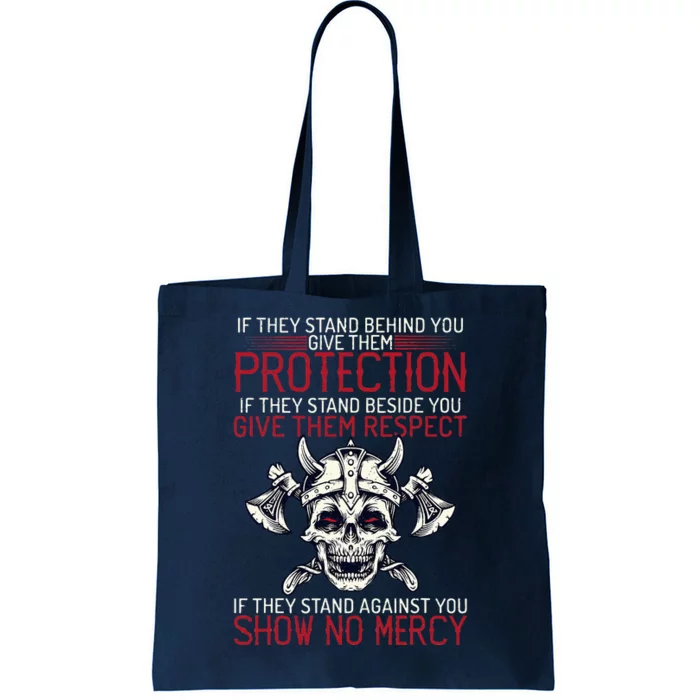 Family Protection Fighter Valhalla Odin Nordic Viking Tote Bag