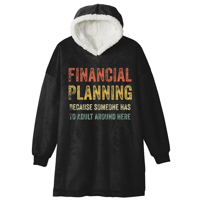 Financial Planning Finance Departt Team Appreciation Week Hooded Wearable Blanket