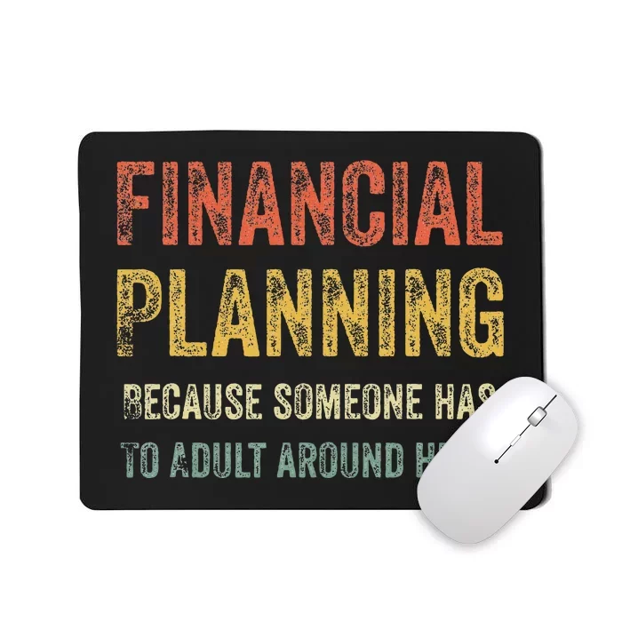 Financial Planning Finance Departt Team Appreciation Week Mousepad