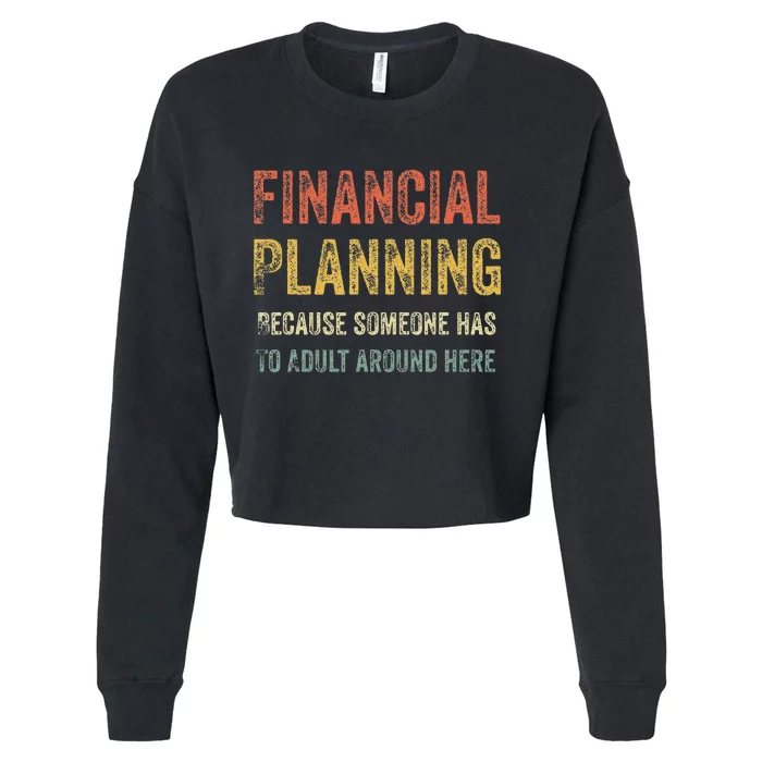 Financial Planning Finance Departt Team Appreciation Week Cropped Pullover Crew