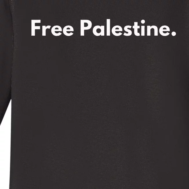 Free Palestine For Women Men Gaza Baby Long Sleeve Bodysuit