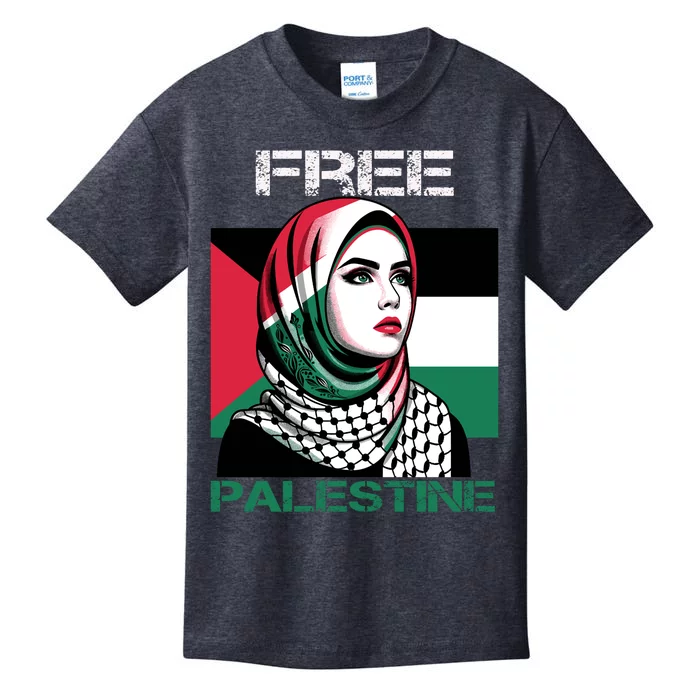 Free Palestine Flag Save Gaza Strip Palestinian Kids T-Shirt