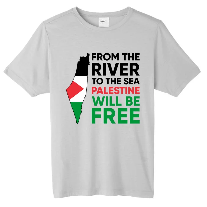 Free Palestine Flag I Stand With Palestine Free Palestine ChromaSoft Performance T-Shirt