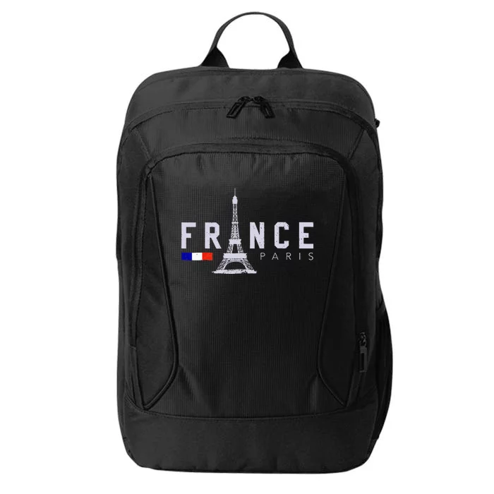 France Paris French Flag Eiffel Tower Souvenir Gift City Backpack