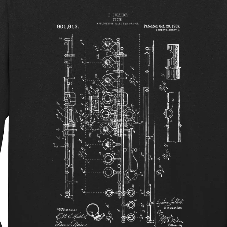 Flute Patent Long Sleeve Shirt