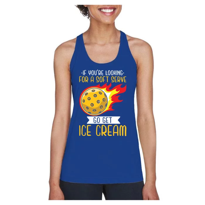 Funny Pickleball Funny Gift Women's Racerback Tank