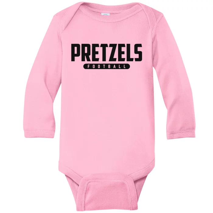 Freeport Pretzels Football Baby Long Sleeve Bodysuit