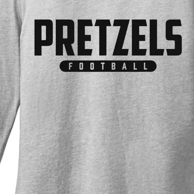 Freeport Pretzels Football Womens CVC Long Sleeve Shirt