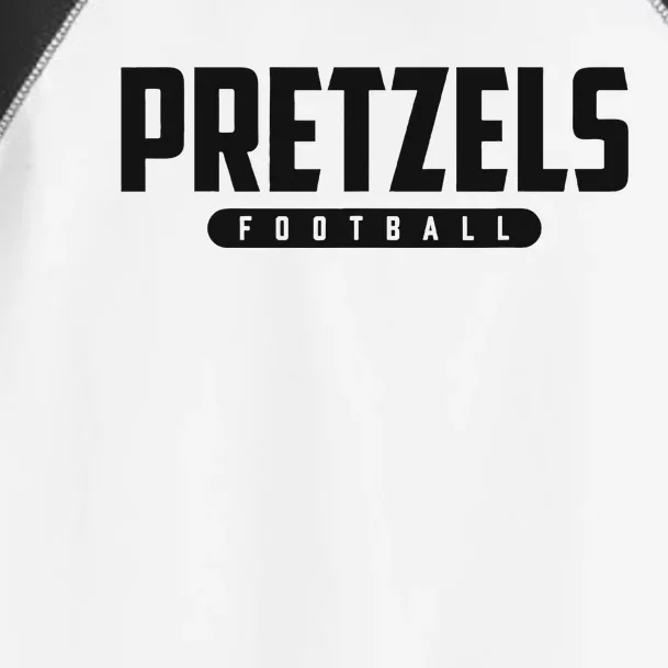 Freeport Pretzels Football Toddler Fine Jersey T-Shirt