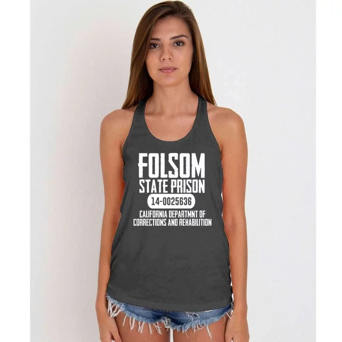 Folsom Prison Women's Knotted Racerback Tank