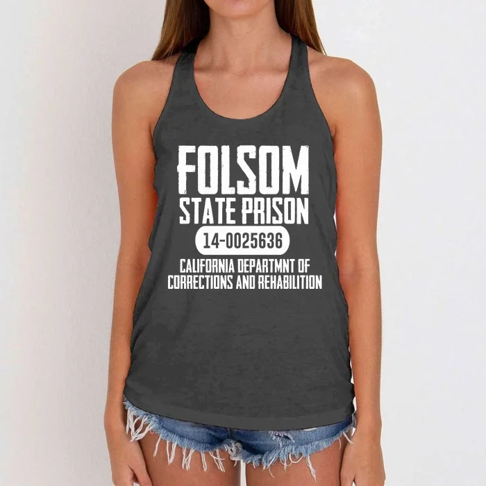 Folsom Prison Women's Knotted Racerback Tank