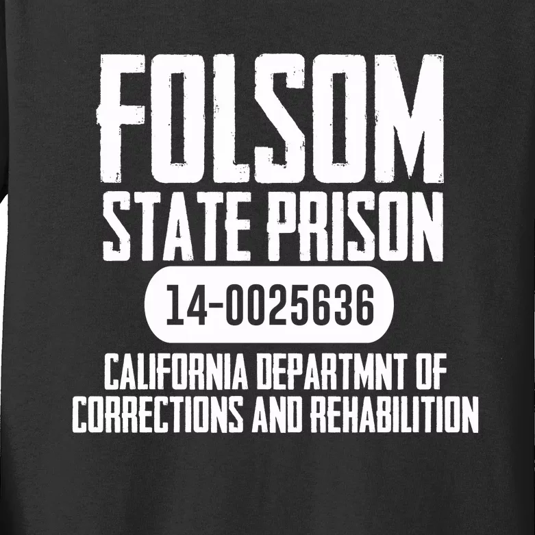 Folsom Prison Kids Long Sleeve Shirt