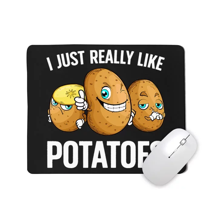 Funny Potato For Potatoes Lover Vegetables Kawaii Mousepad