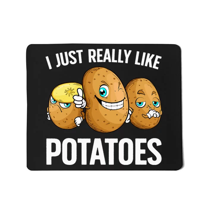 Funny Potato For Potatoes Lover Vegetables Kawaii Mousepad