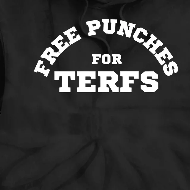 Free Punches For Terfs Tie Dye Hoodie