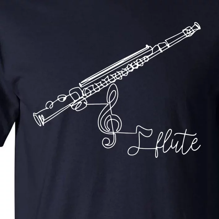 Flute Player Flutist Marching Band Music Lover Musician Tall T-Shirt