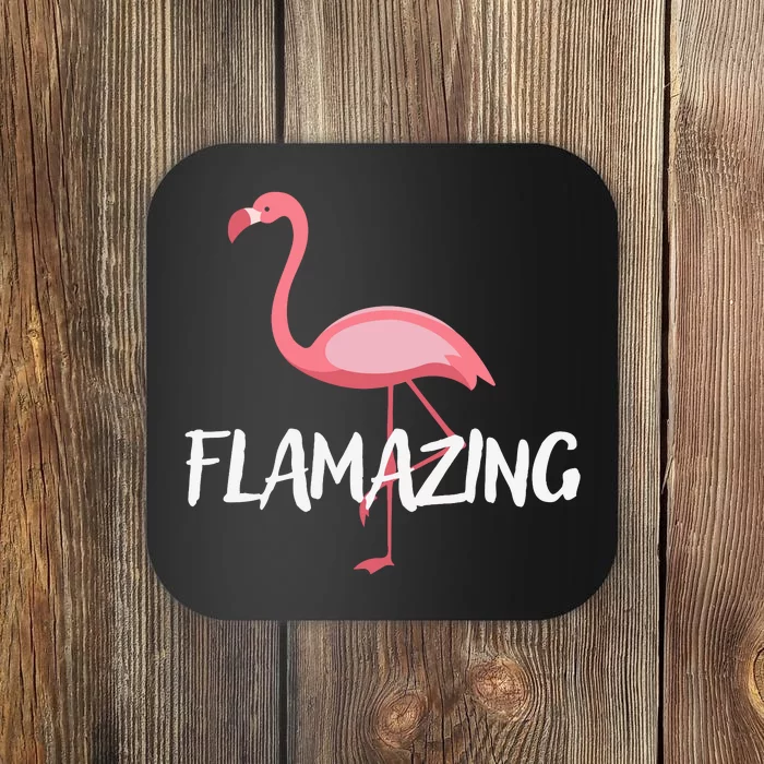 Flamazing Pink Flamingo Novelty Flamingo Coaster