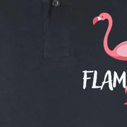 Flamazing Pink Flamingo Novelty Flamingo Softstyle Adult Sport Polo