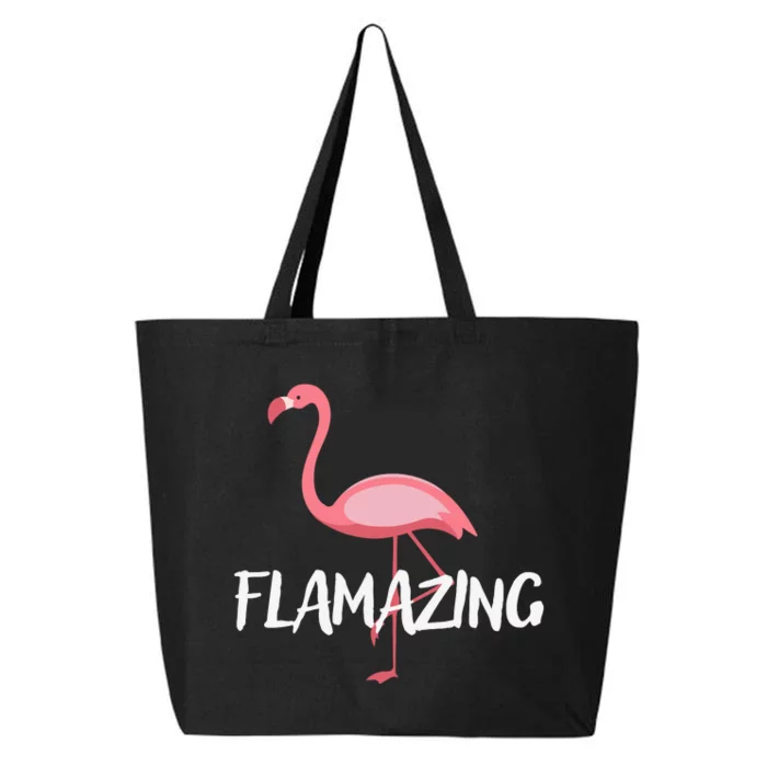 Flamazing Pink Flamingo Novelty Flamingo 25L Jumbo Tote