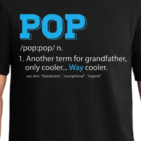 Funny Pop For Grandpa Pop Definition For Grandfather Pajama Set