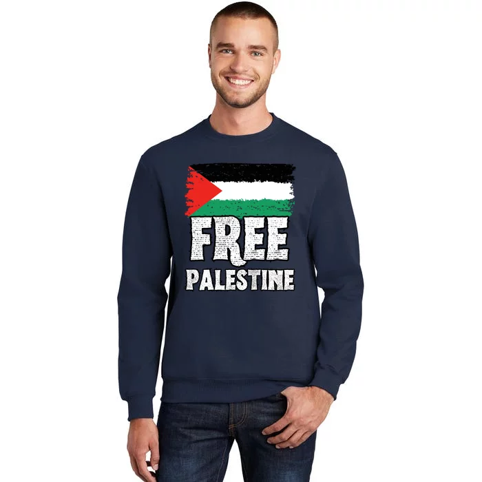 Free Palestine Flag Tall Sweatshirt