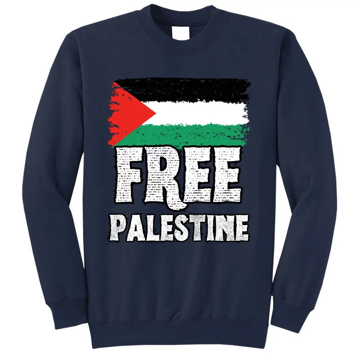 Free Palestine Flag Tall Sweatshirt