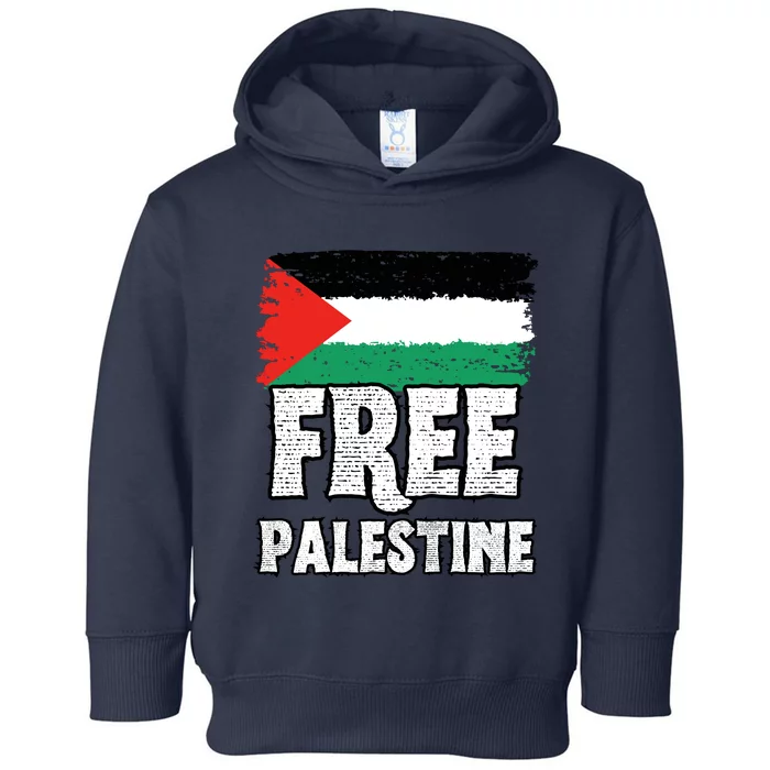 Free Palestine Flag Toddler Hoodie