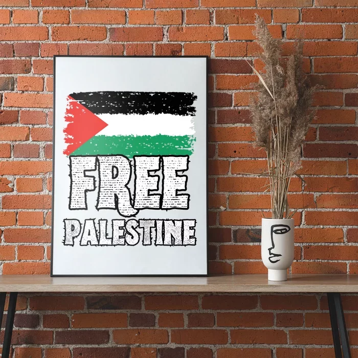 Free Palestine Flag Poster