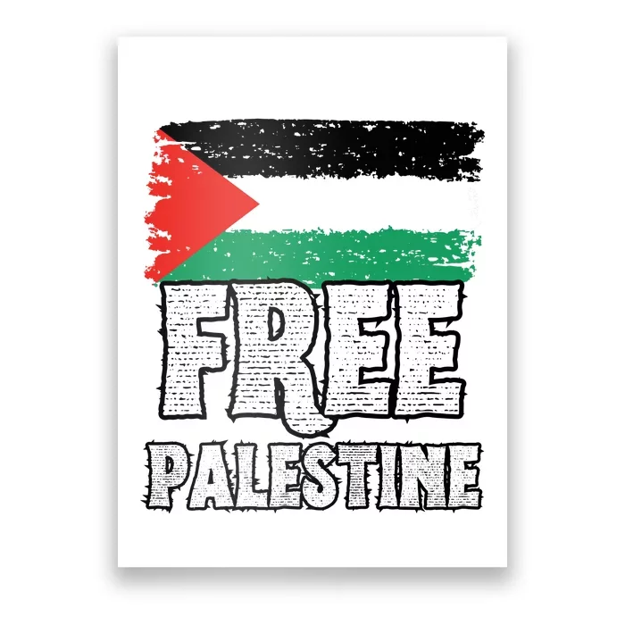 Free Palestine Flag Poster