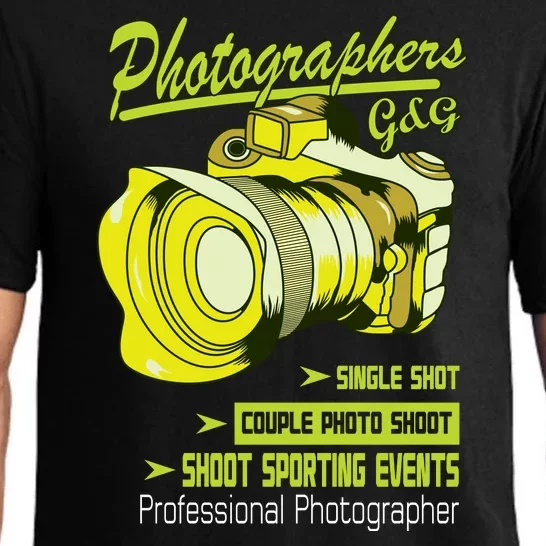 Funny Photographer Pajama Set