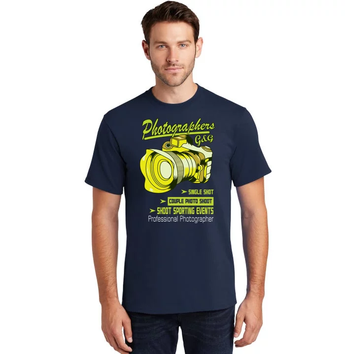 Funny Photographer Tall T-Shirt