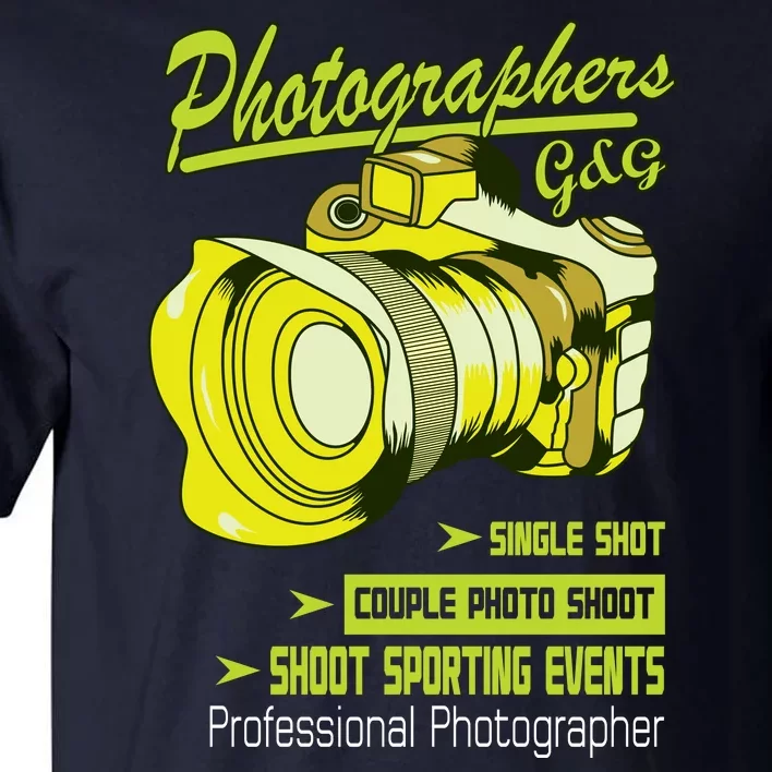 Funny Photographer Tall T-Shirt