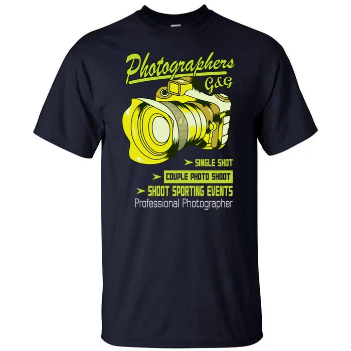 Funny Photographer Tall T-Shirt