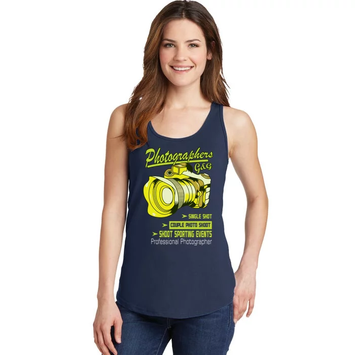 Funny Photographer Ladies Essential Tank