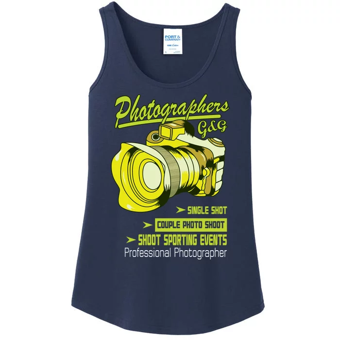 Funny Photographer Ladies Essential Tank