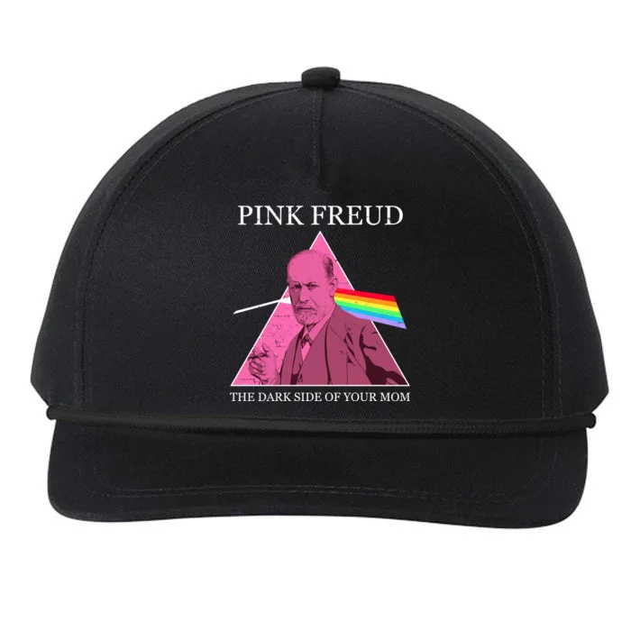 Funny Pink Freud The Dark Side Of Your Mom Snapback Five-Panel Rope Hat