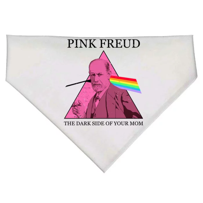 Funny Pink Freud The Dark Side Of Your Mom USA-Made Doggie Bandana