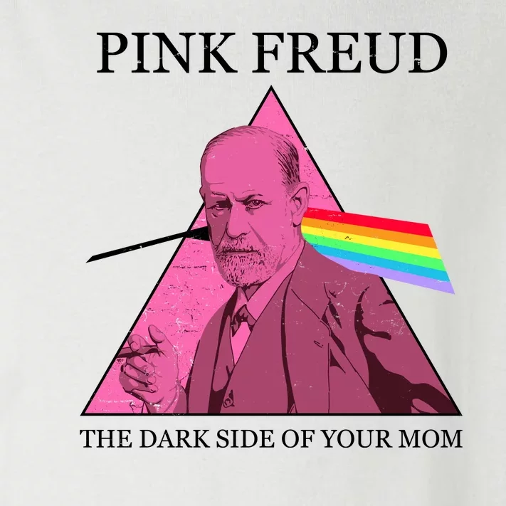 Funny Pink Freud The Dark Side Of Your Mom Toddler Long Sleeve Shirt