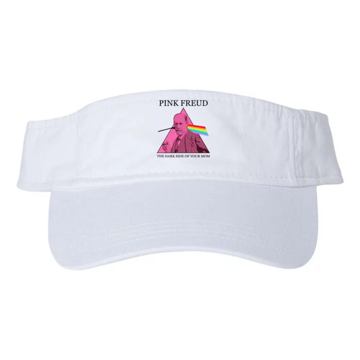 Funny Pink Freud The Dark Side Of Your Mom Valucap Bio-Washed Visor