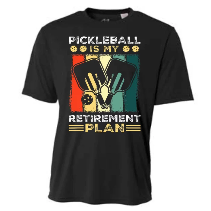 Funny Pickleball for Retirees or Ready to Retire Cooling Performance Crew T-Shirt