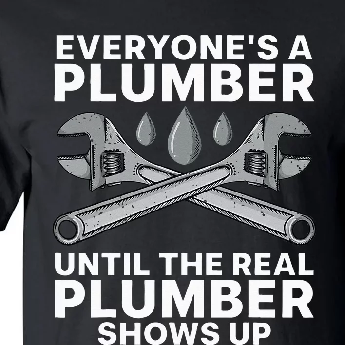 Funny Plumber For Wo Plumbers Pipefitter Steamfitter Tall T-Shirt