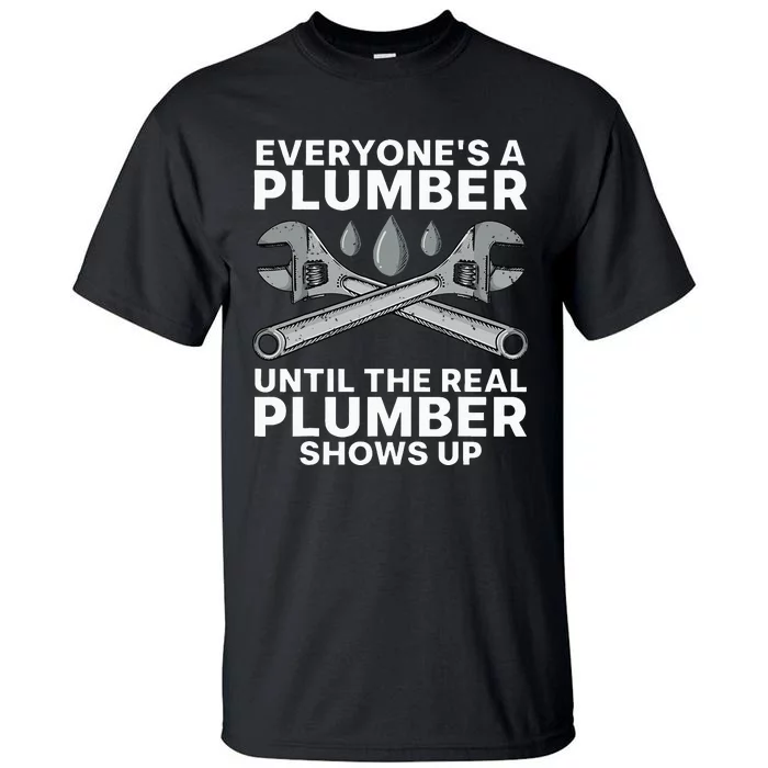 Funny Plumber For Wo Plumbers Pipefitter Steamfitter Tall T-Shirt