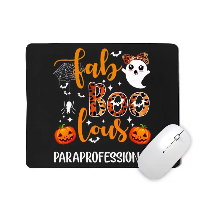 Faboolous Paraprofessional Funny Para Squad Happy Halloween Mousepad